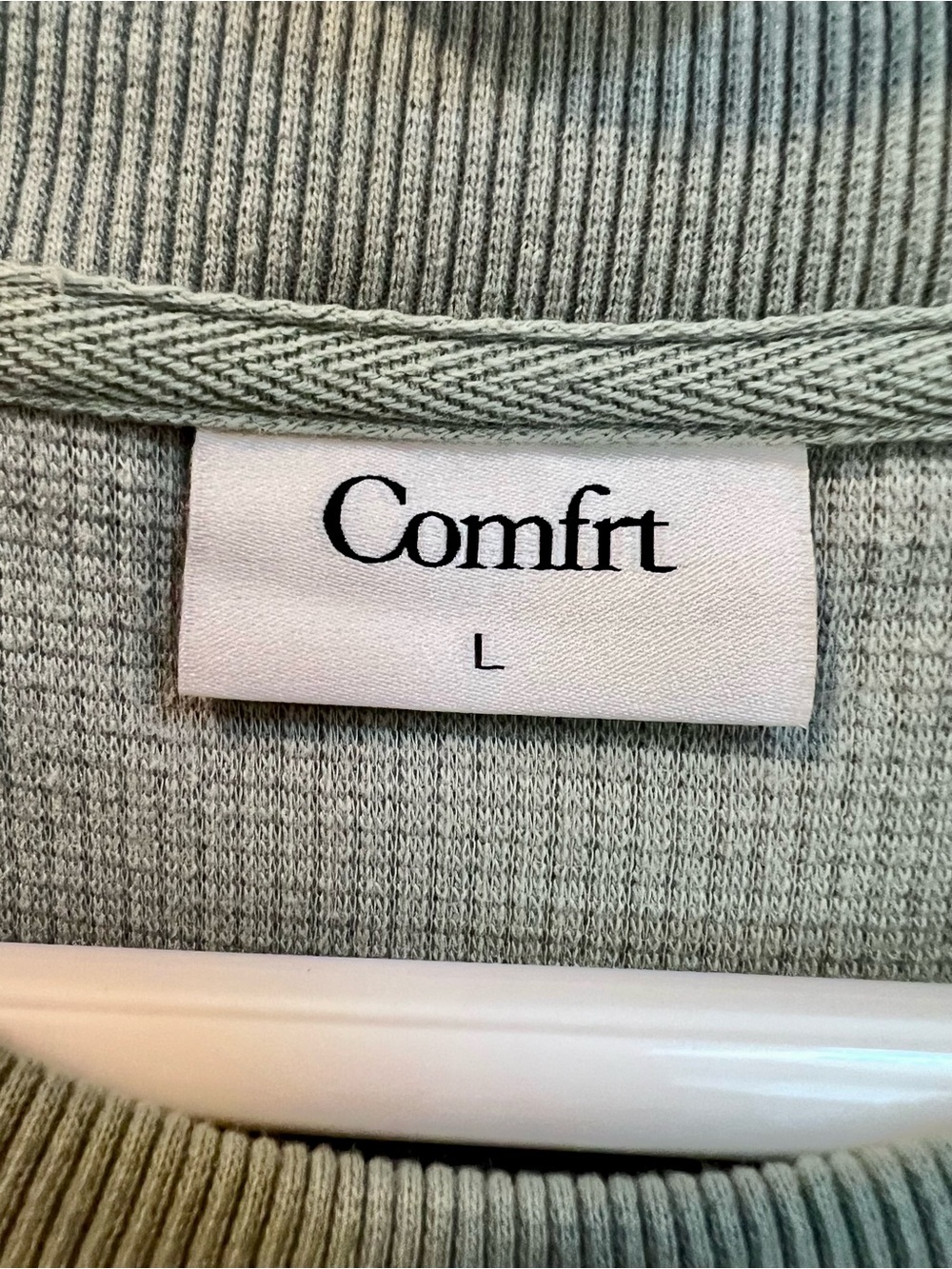 Unisex Comfrt Brand “Waffle Knit Lounge Tee” Sage Size Large Cozy, Oversized - Picture 7 of 12